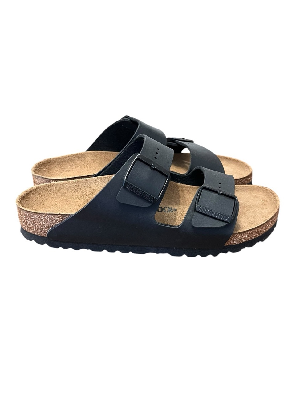 Birkenstock Black Arizona Double-Buckle Sandals Size 9 Narrow NWOT